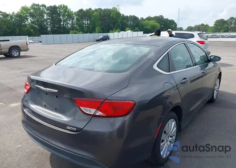 2015 Chrysler 200 Lx from USA, damaged, VIN 1C3CCCFB1FN665391
